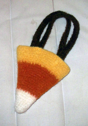 candy corn purse