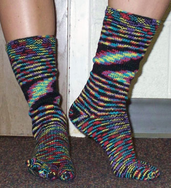 toe socks! toe socks!